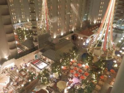 中庭？が素敵なホテル