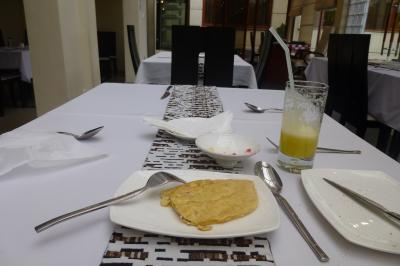 朝食はショボイ