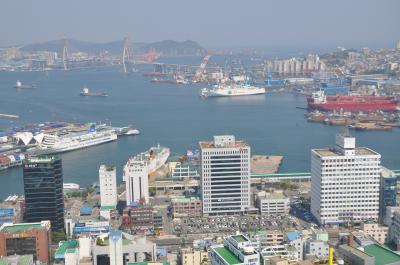 釜山のパノラマを見渡せるタワー