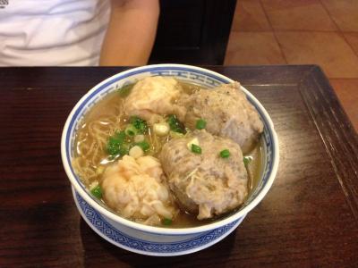 安い美味しい雲呑麺