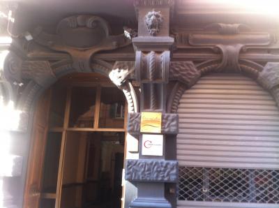 真ん中の看板が目印。なかなか見つけられず。