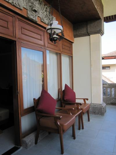 ツインルームのテラス（角部屋）