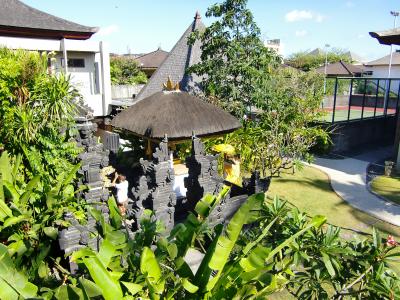 ツインルームの棟からの景色