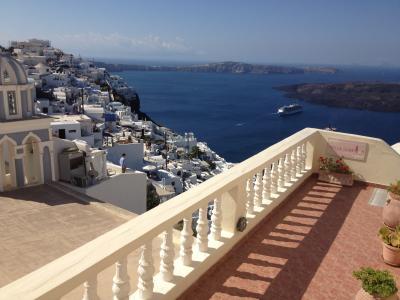 ホテルのバルコニー