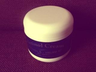 お目当てのレチノールクリーム