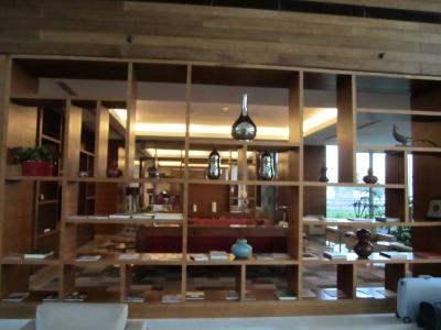 落ち着いたロビー