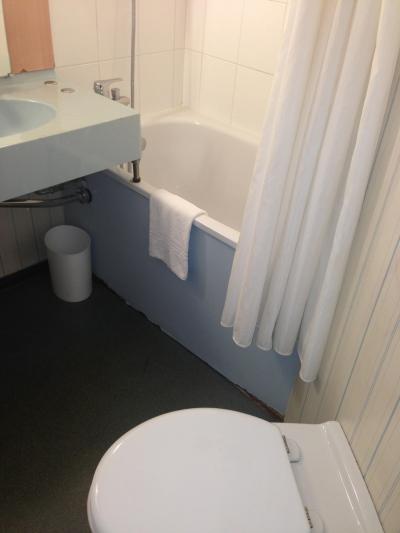 ユニットバスですがバスタブがあると疲れが取れやすいです。