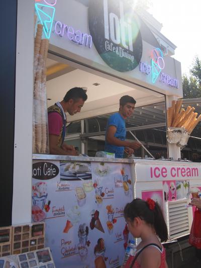 アイス売り場の雰囲気