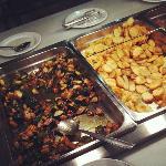 朝食も充実している