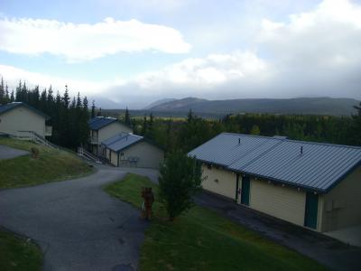 宿泊棟。別方向。