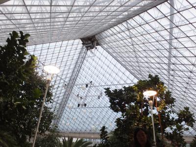 ピラミッドの形をしているダイニングルーム