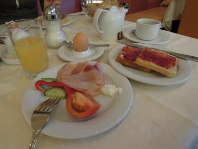 ホテルの朝食です