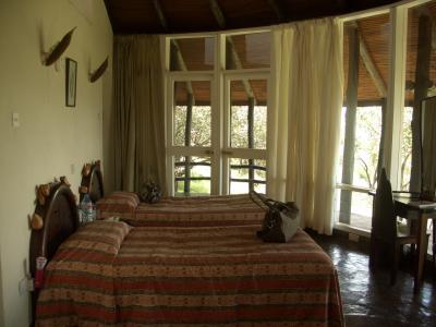 広いコテージ風客室