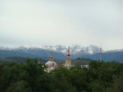 ロシア正教会と雪山