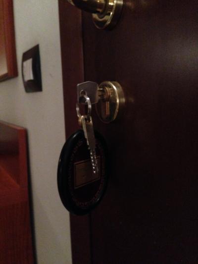 重い鍵でした