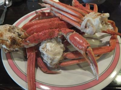 バフェは蟹食べ放題！