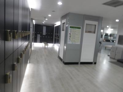 大浴場のロッカールーム