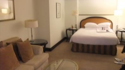 ベッドも枕も快適