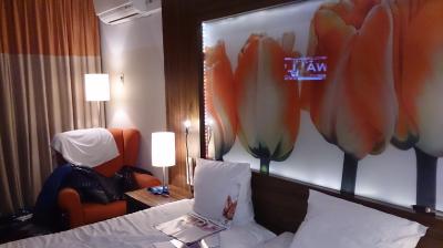 小さくても明るい客室