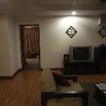 部屋は非常に広い