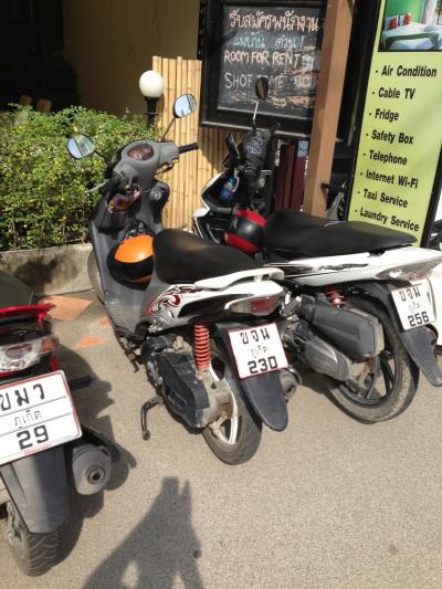 1日200Bで借りれます。