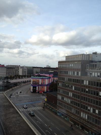 部屋からのコペンハーゲンの街の眺め