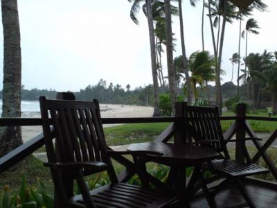 リゾート気分な感じ。 風はとても強かった！