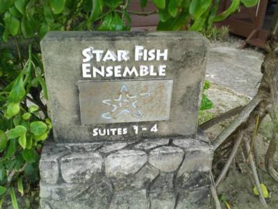 部屋はスターフィッシュ(ヒトデ)のビラ