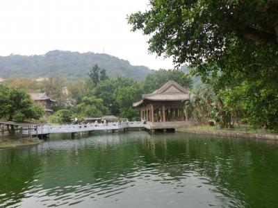 中国式の美しい庭園