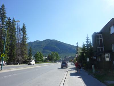 バンフのメインストリート