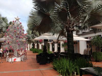 中庭？通路を囲んでの建物で雰囲気がとても良かった