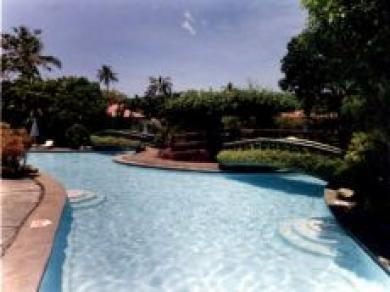 プールは綺麗にされている