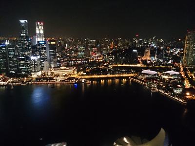 シンガポールの夜景がきれい