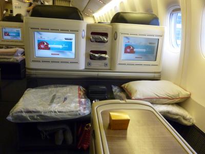 フルフラットシートでぐっすり～！