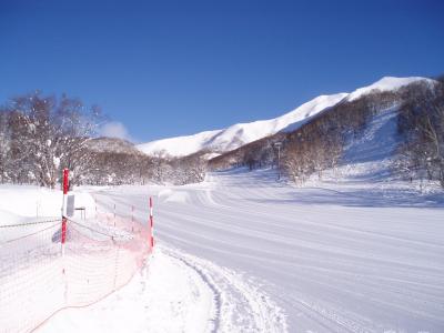 ゲレンデから羊蹄山を眺望！