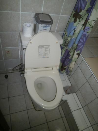 お尻洗浄機付きがこの宿のこだわりのようです。