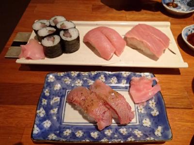 マグロの握りがめちゃ美味しい！