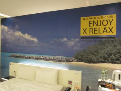 海が、広がっている客室です。