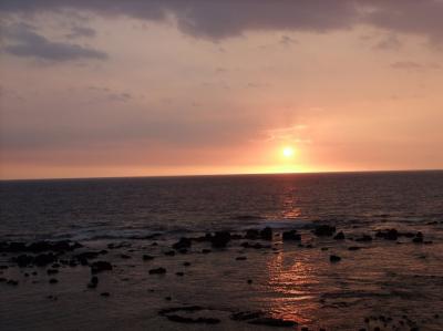 毎日、すばらしい夕焼けが楽しめます