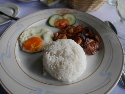 フィリピン料理の朝食