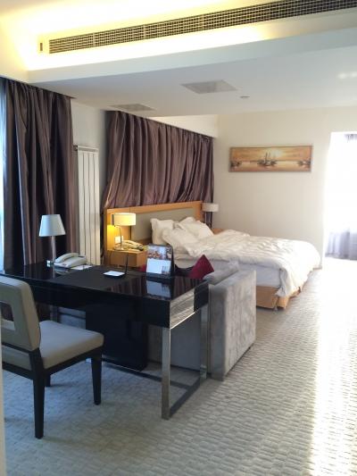 ベッドルームです。ベッドの向かいにはTVが有ります