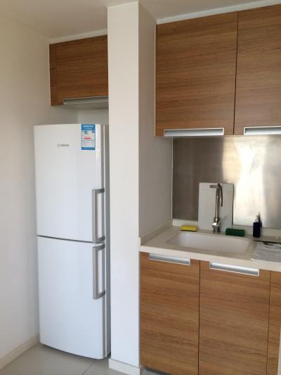 キッチンルームには大型冷蔵庫が有ります