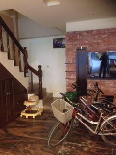 レンタサイクルは無料です、ありがたいですね。