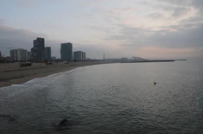 ホテル前のノバ マルベージャ ビーチ。