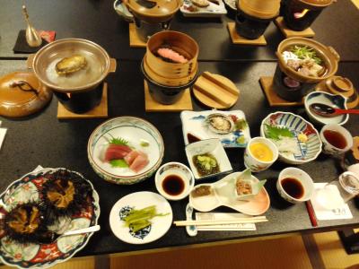 温泉と食事と花見を楽しめるお宿！