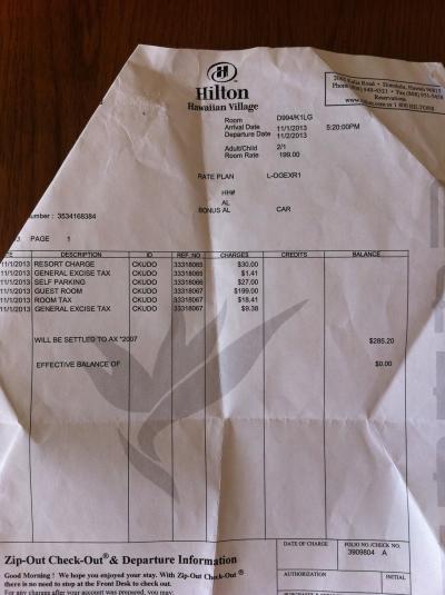 ルームチャージ意外に…