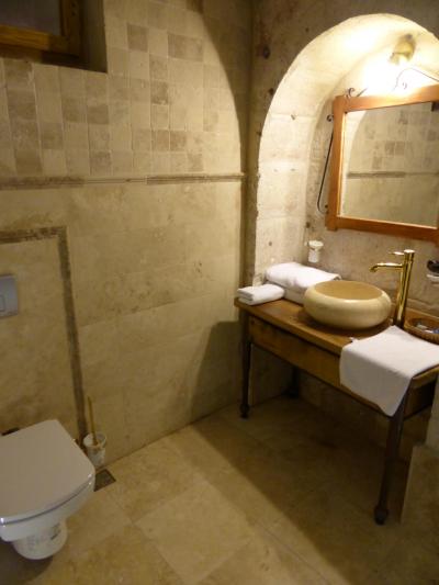 バスルームも暖かくてきれい。