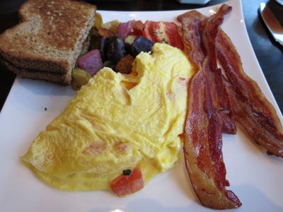 ああ、朝食だけは美味しかった