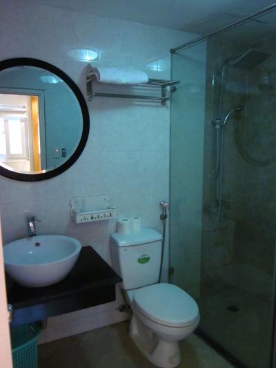 ガラス仕切りは使い勝手良い