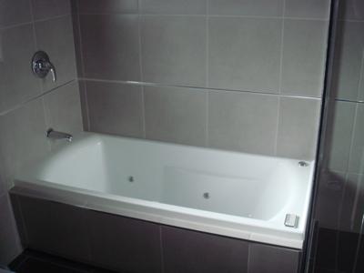 ジャグジー付き。こんなの初めて。